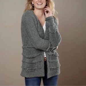 Barefoot Dreams CozyChic Boardwalk Open Front Cardigan Shacket, Super Soft